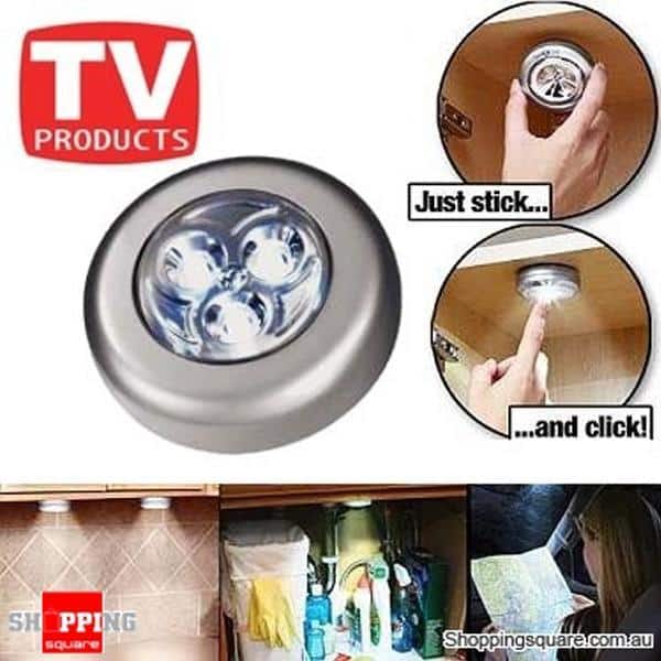 3 pieces Wireless Stick 'n Click LED lamps | zavevo