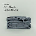 Cooling Weighted Blanket 15 Lb with Quilted Cotton and Glass Beads