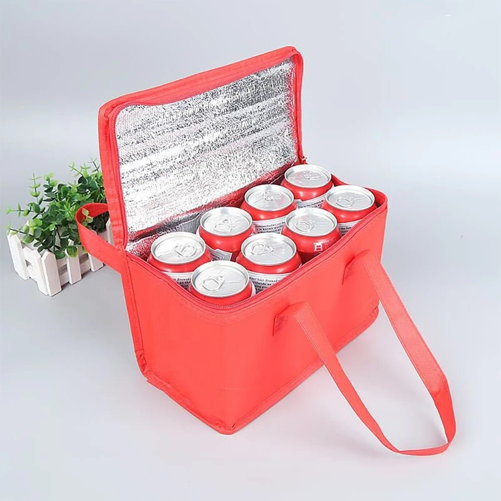 Zavevo Insulated Cooler Bag with Aluminum Foil Lining for Picnics and Travel