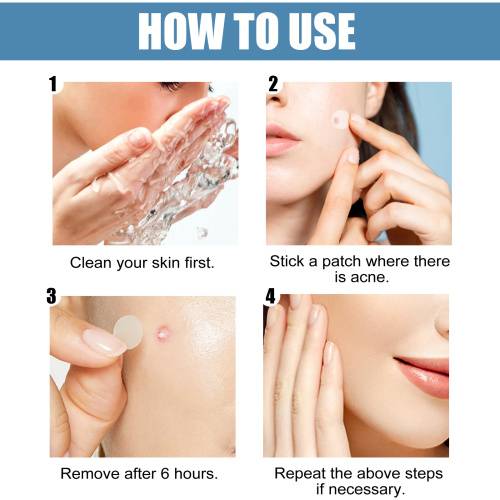 Invisible Hydrocolloid Pimple Patches