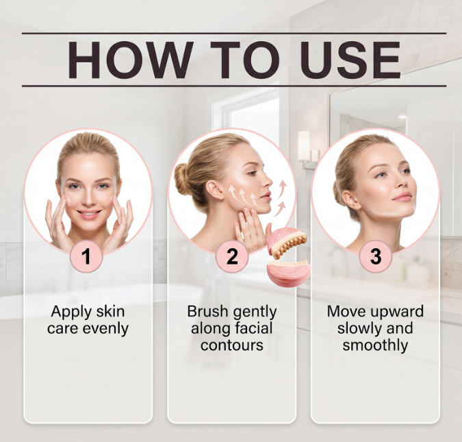 Facial Mask Brush & Face Massage Brush