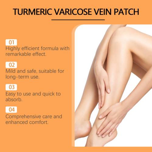 Turmeric Ginger Leg Patches, Box Set