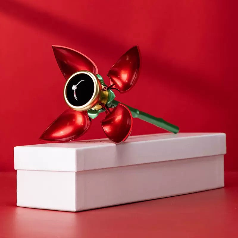 Rose Flower Jewelry Box, Valentine's Day Gift Box