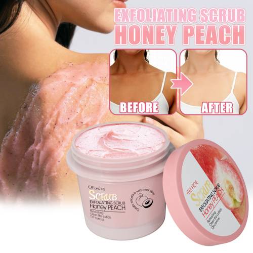 Peach Body Scrub, Gentle Exfoliating