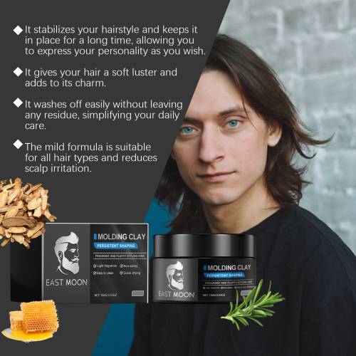 Men's Silver Hair Color Wax