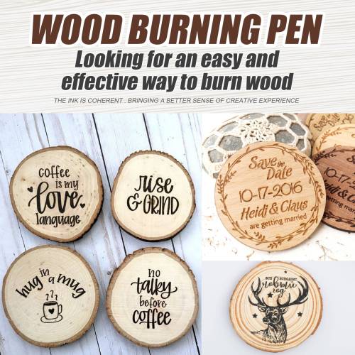 Wood Burning Marker for Coasters