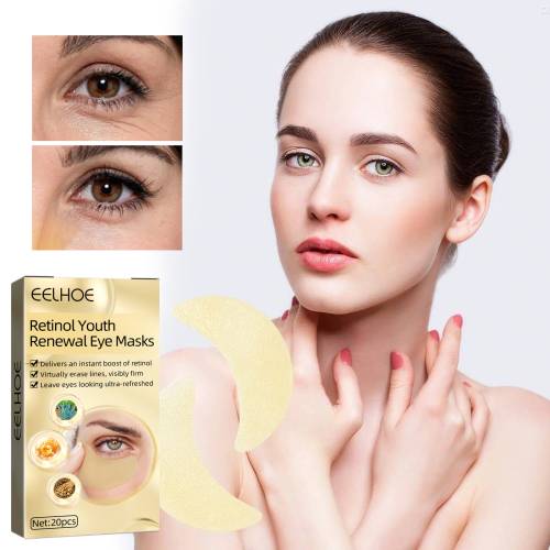 Retinol Under-Eye Patches with Aloe & Soy, 20 Pcs
