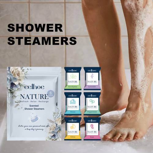 Aromatherapy Shower Steamers, Eucalyptus, Rose, Citrus & Mint