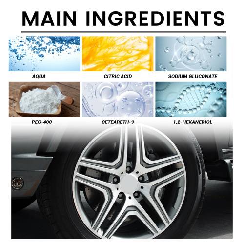 Wheel Rust Removal Spray, Brightening