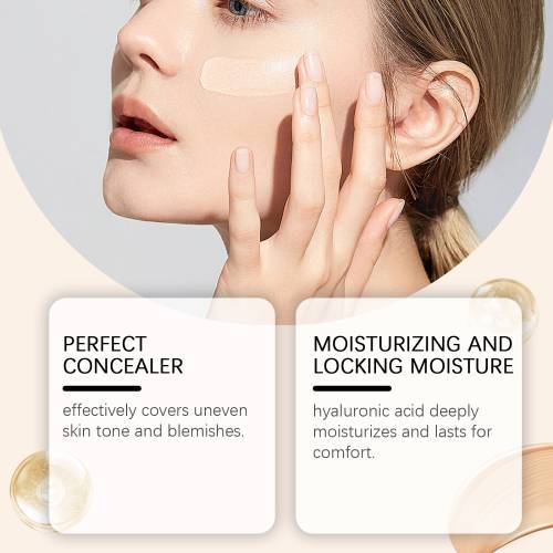 Color-Adapting Liquid Foundation with Shea Butter