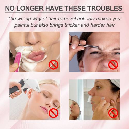 Peach Facial Hair Removal Cream for Women