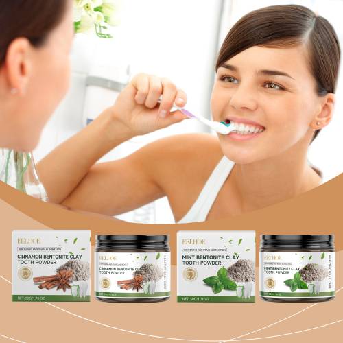 Cinnamon Volcanic Ash Teeth Whitening Powder