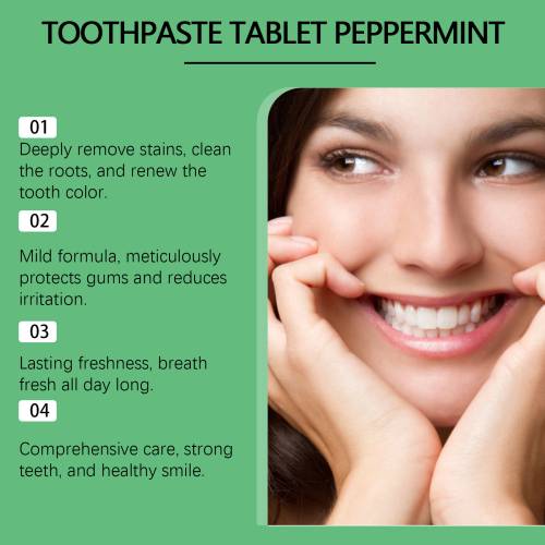 Mint Whitening Toothpaste Tablets