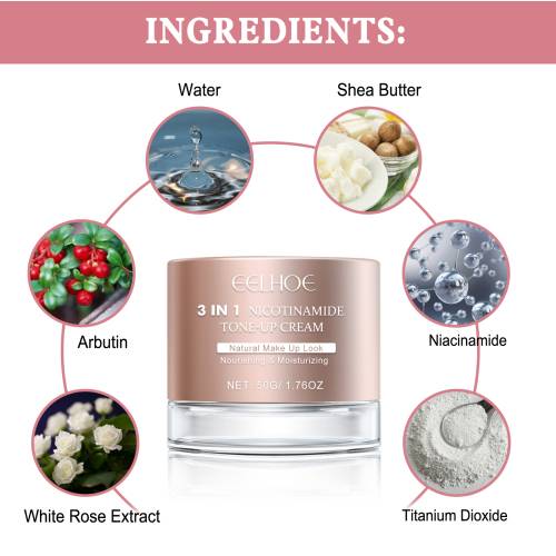 3-in-1 Tone-Up Brightening Cream with Arbutin