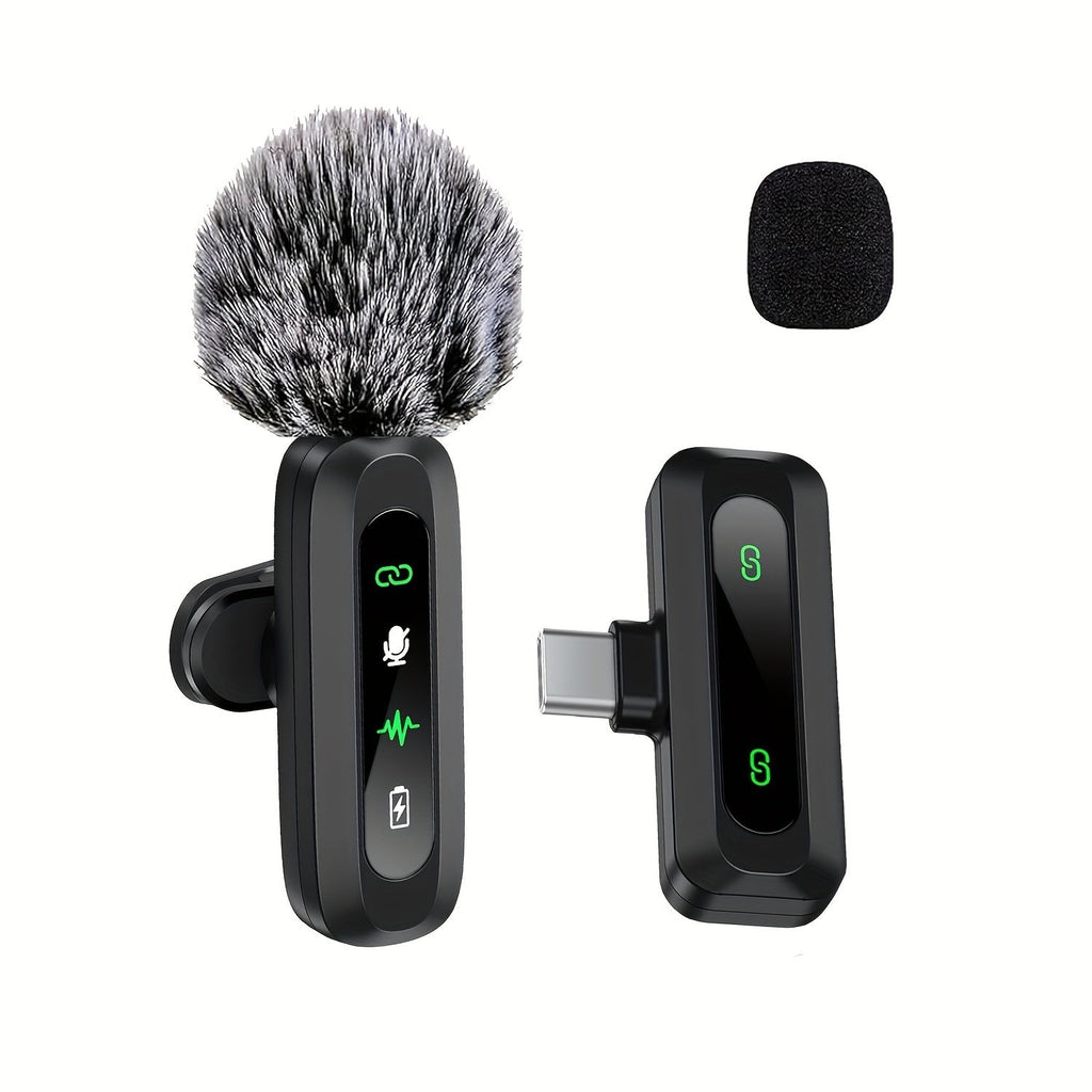zavevo | SoundSnap Wireless Clip Microphone – USB-C Microphone for Smartphone and Tablet