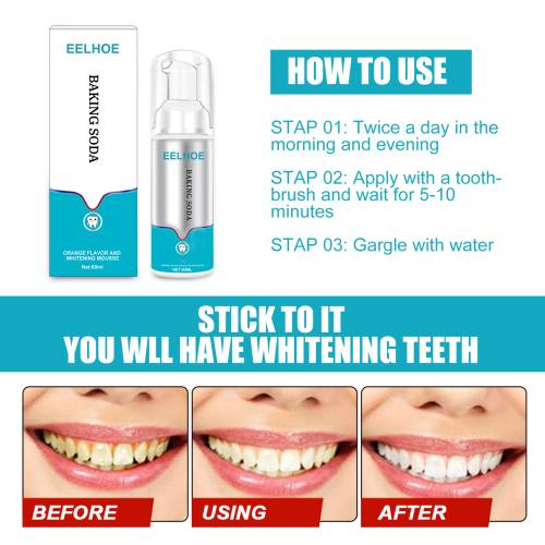 Baking Soda Foam Toothpaste with Tea
