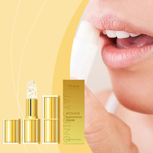 Gold Foil Color-Changing Lip Balm, Moisturizing