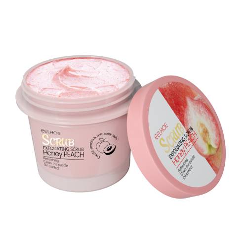 Peach Body Scrub, Gentle Exfoliating