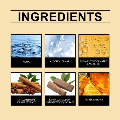 Men's Light Cologne with Cinnamon