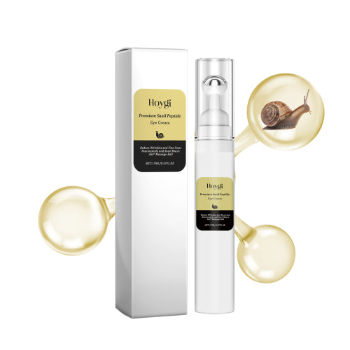 Snail Peptide Roller Eye Cream for Puffiness & Fine Lines