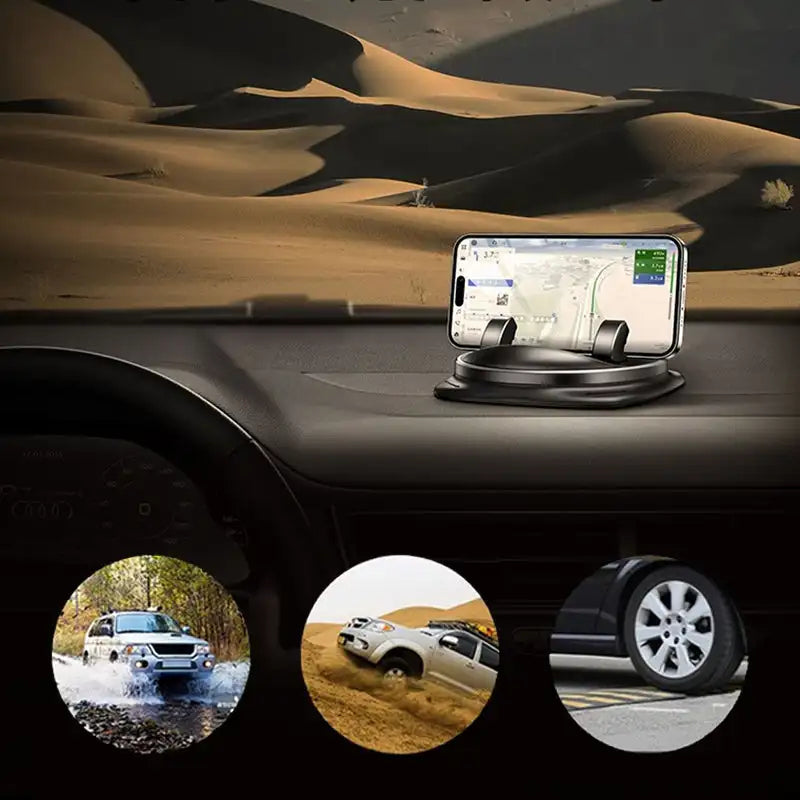 zavevo | 360° RotateX – Universal Rotating Car Phone Holder | Secure & Adjustable Mount for All Smartphones