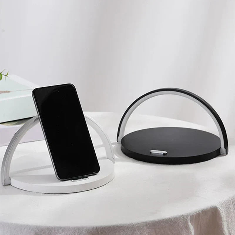 3-in-1 wireless charger, phone holder and LED lamp zavevo