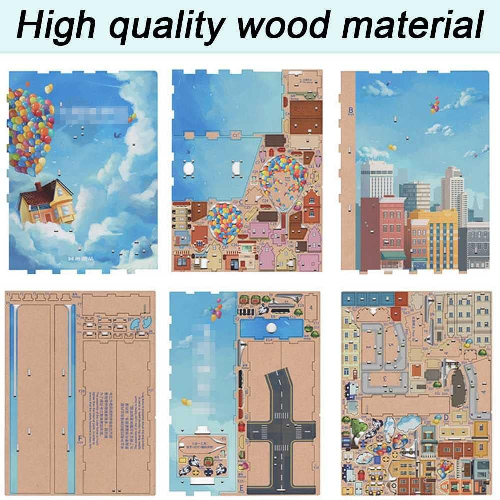 3D-Wood Puzzle DIY-Book Corner Kit | zavevo