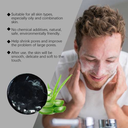 Volcanic Mud Charcoal Face Soap, Deep Pore Cleansing