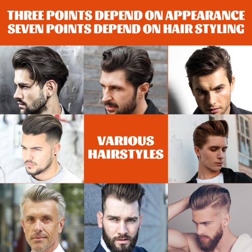 Men's Hair Wax Comb for Slick-Back Styles