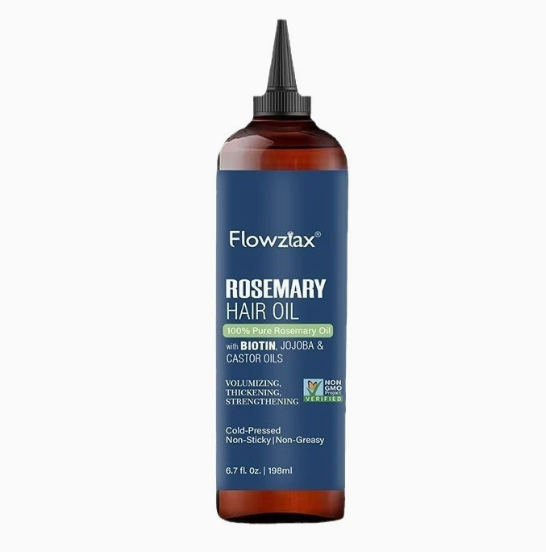 Rosemary Hair Oil with Brush Applicator, Smoothing & Conditioning
