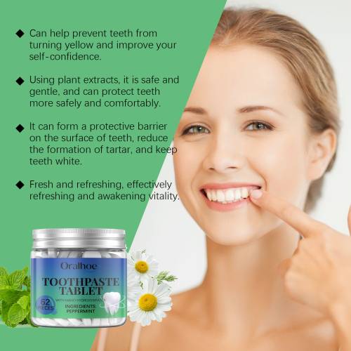 Mint Whitening Toothpaste Tablets