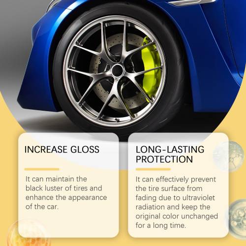 Tire Shine Paste, Waterproof