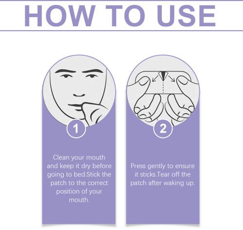Stretch Cotton Mouth Sleep Patch