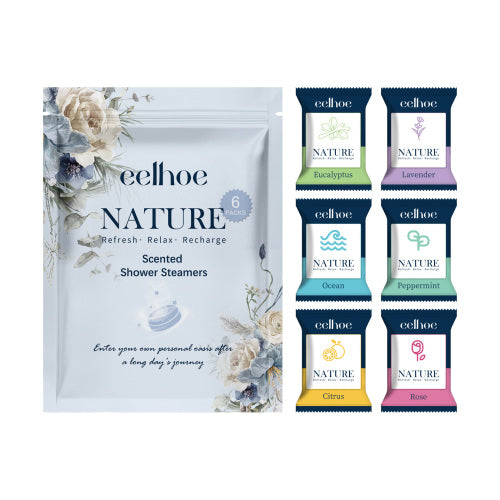 Aromatherapy Shower Steamers, Eucalyptus, Rose, Citrus & Mint