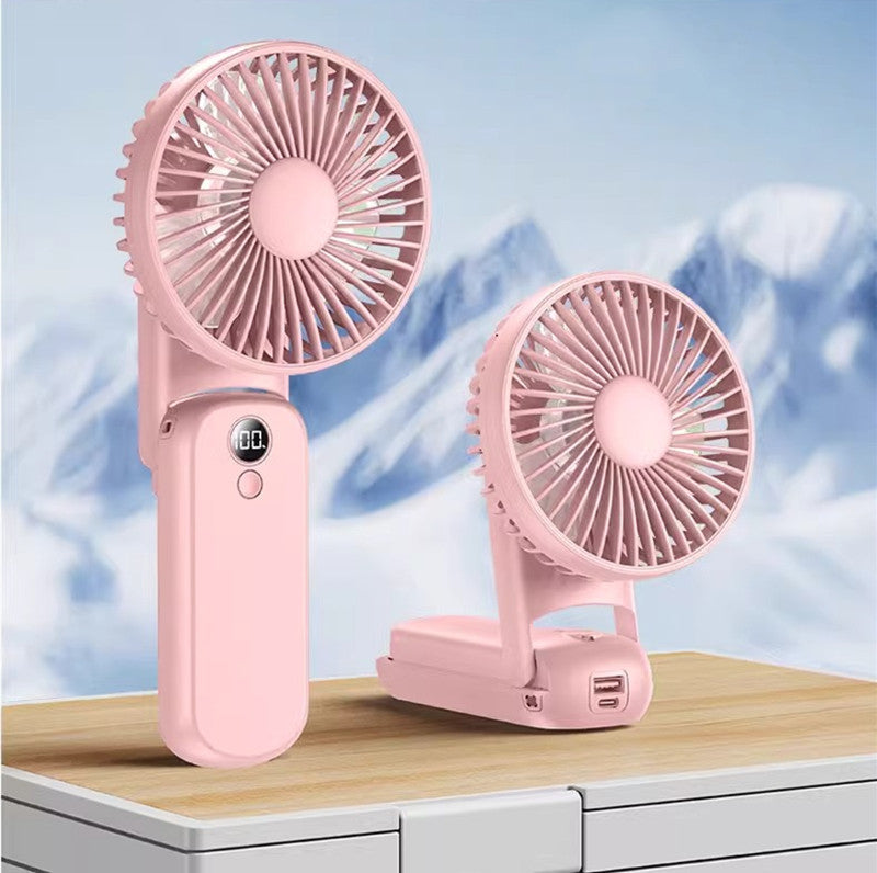 2025 New Handheld Foldable Rechargeable Mini Fan | zavevo