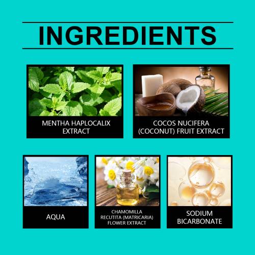 Coconut Mint Mouthwash with Chamomile