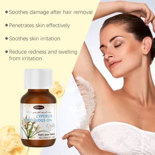 After Hair Removal Body Oil with Aloe Vera