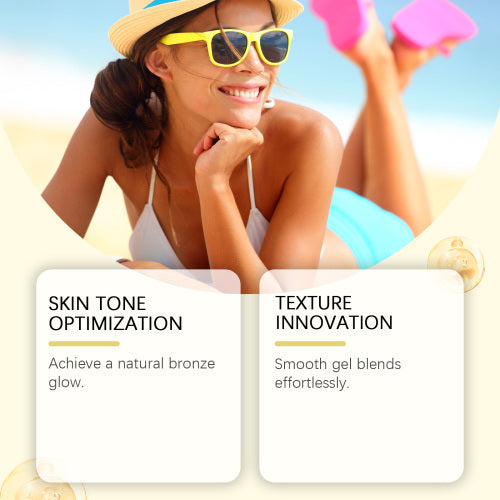 Carrot Seed Oil Tanning Gel, Light & Easy to Absorb