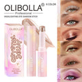 Crystal Jelly Eyeshadow Highlighter Stick, Sparkly Multi-Color