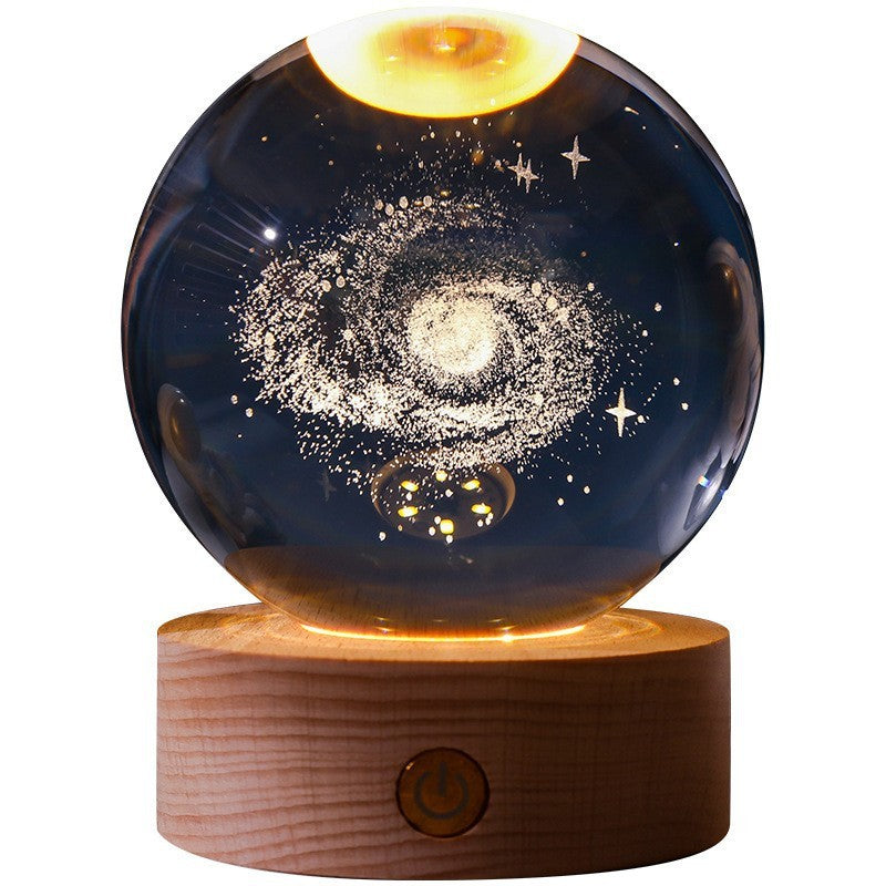 3D Crystal Ball Night Lamp zavevo