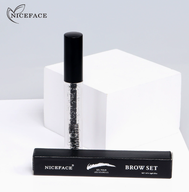 Eyebrow Styling Gel, Waterproof Long-Lasting, Clear or Black