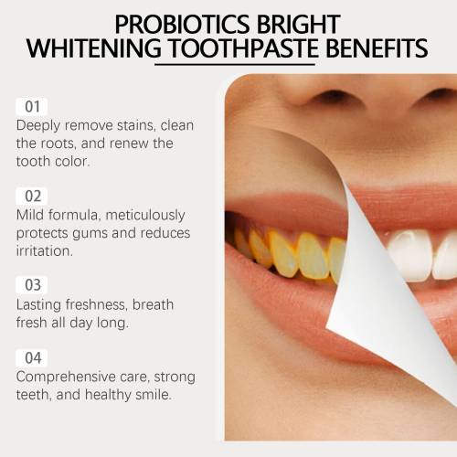 Probiotic Stain-Reducing Toothpaste