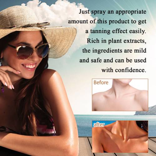 Bronzing Tanning Spray with Coconut Oil
