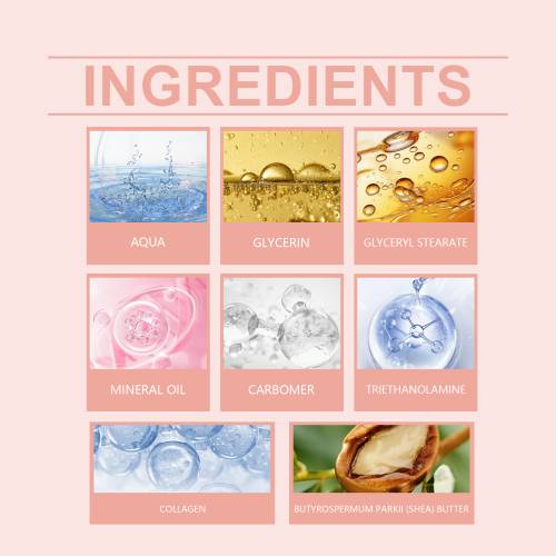 Collagen Moisturizing Face Cream with Shea Butter for Dry Skin