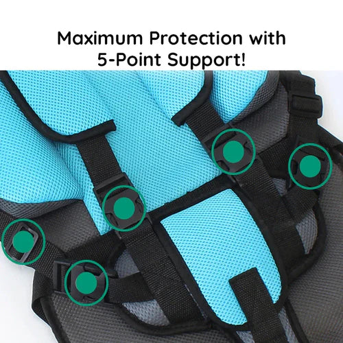 zavevo | Portable & Foldable Child Car Booster Seat