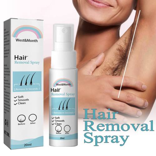 Gentle Hair Removal Spray with Allantoin & Rosemary