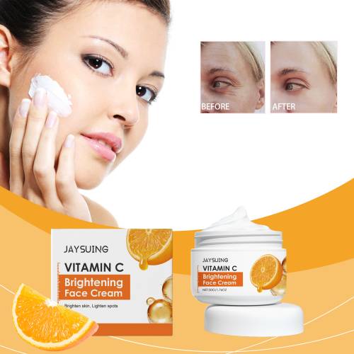 Vitamin C Face Cream with Fruity Scent, Hydrating & Brightening