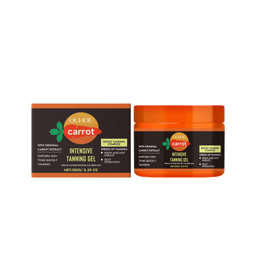 Carrot Seed Oil Tanning Gel, Light & Easy to Absorb