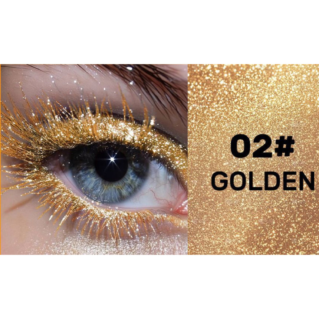 Glitter Mascara, Sparkle Top Coat for Lashes, Waterproof