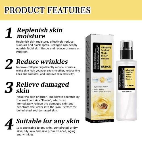 Snail 96 Collagen Essence with Hyaluronic Acid